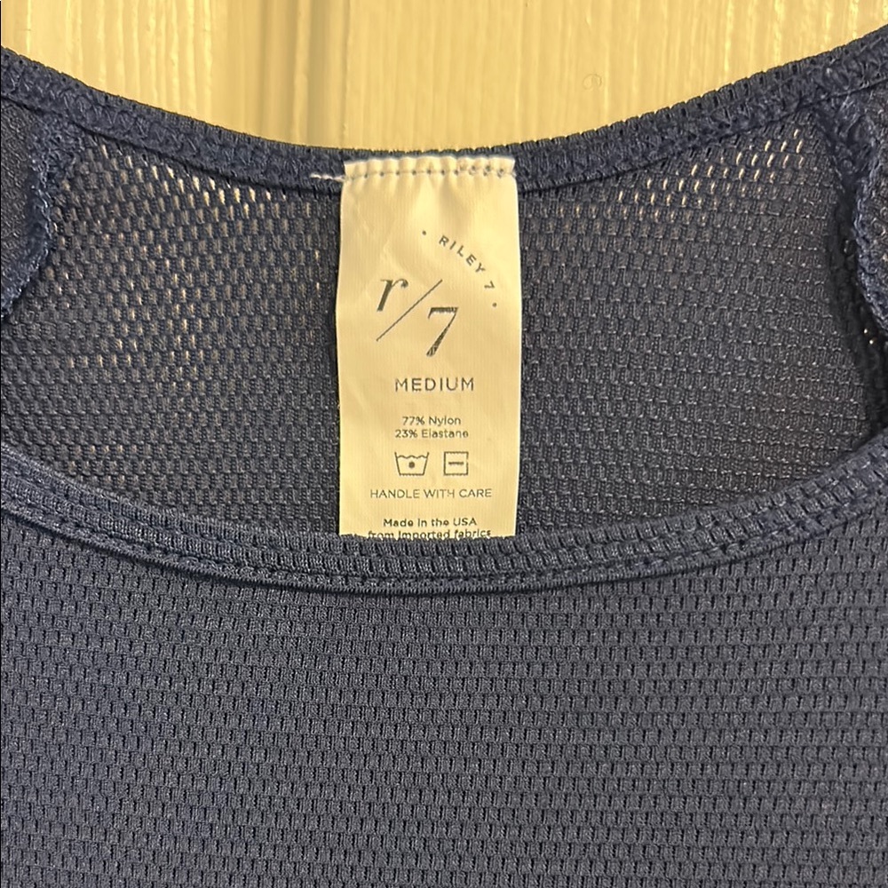 Blue Cold Shoulder Top - Picture 2 of 5